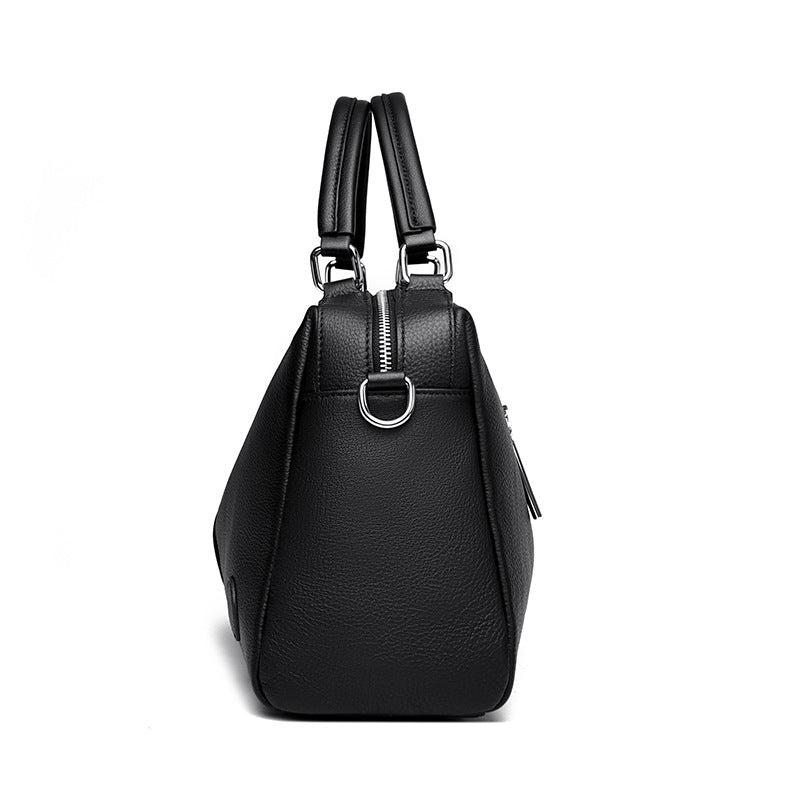 Genuine Leather Tote Bag for Women – Spacious Everyday Shoulder Bag