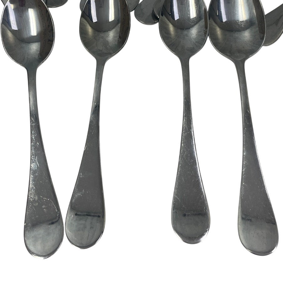 Lot of 13 Cambridge Silverware Serving Slotted Spoons Forks Serve Flatware