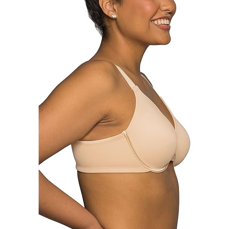 New Vanity Fair Womens 40D Tan Beauty Back Smoothing Minimizer Underwire Bra
