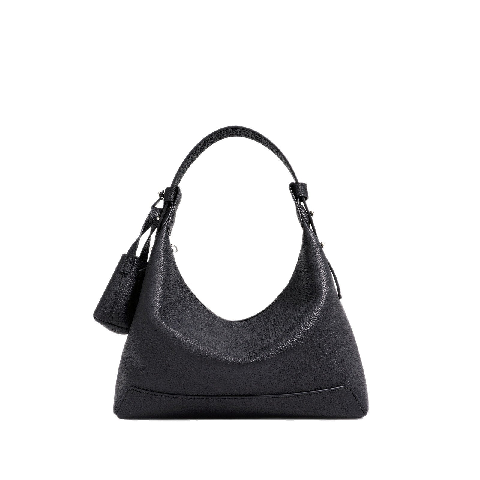 Women's Genuine Leather Pillow Bag – Full-Grain Cowhide Shoulder Bag