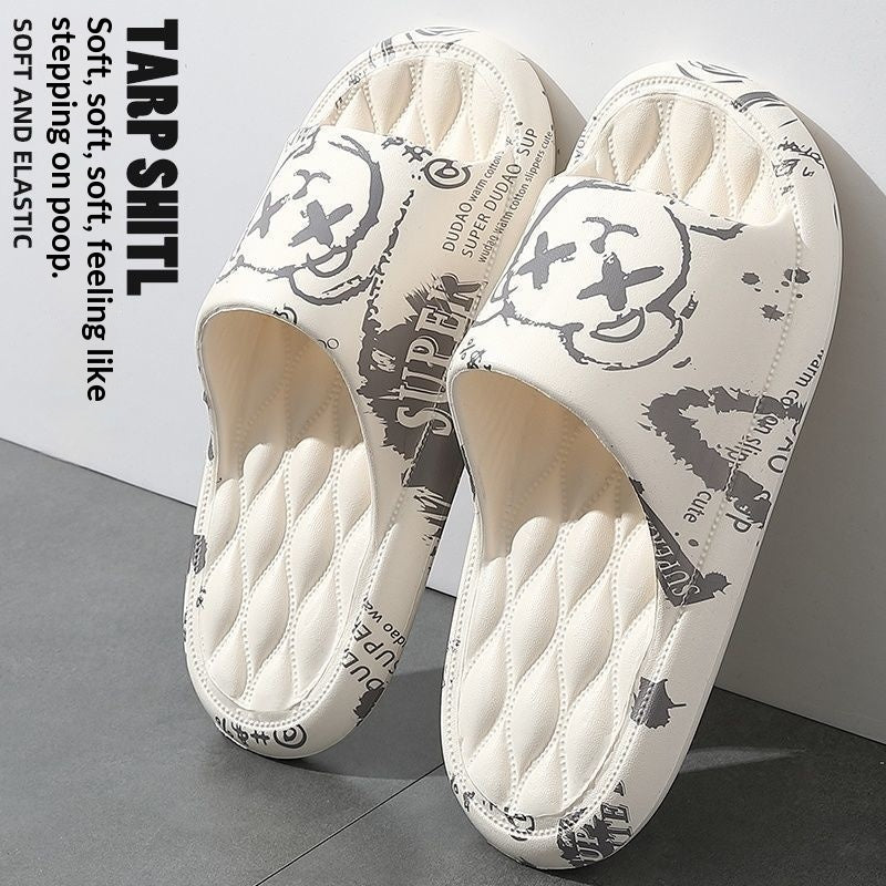 Women's Summer Slide Sandals - Casual Outdoor Slippers with Cute Designs