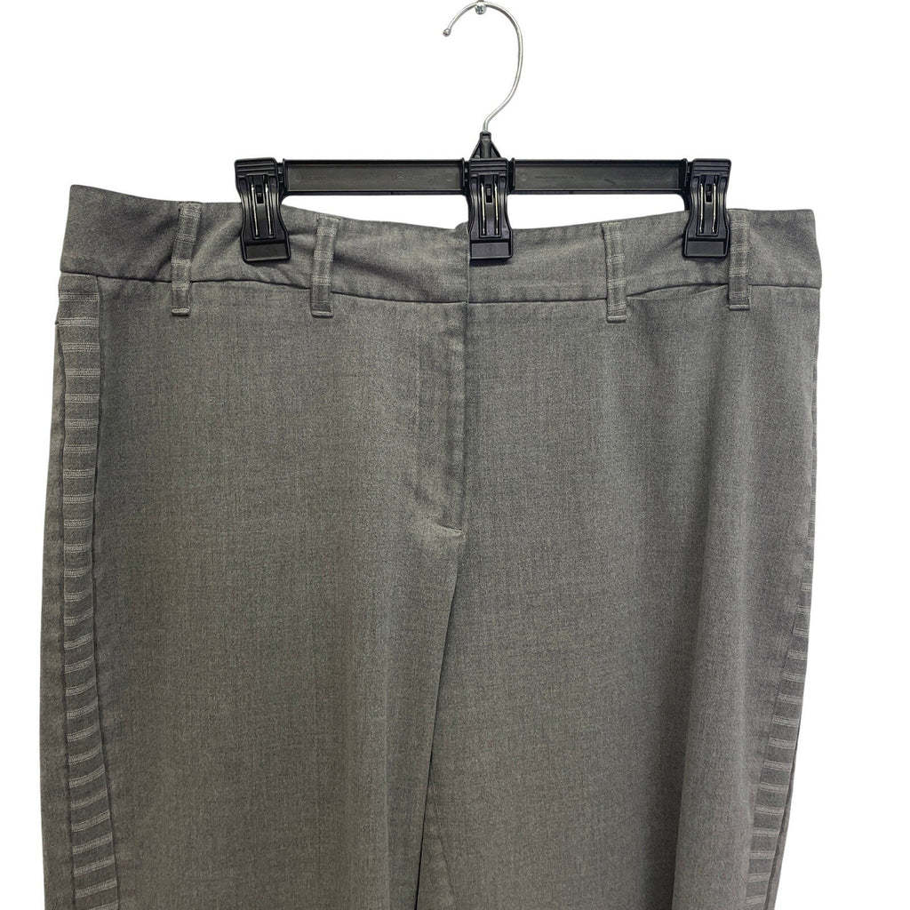 Liz Claiborne Womens Size 16 Audra Stain Resistant Striped Side Career Pants