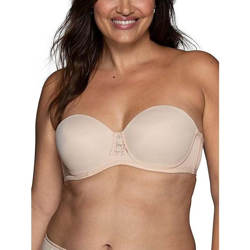 New Vanity Fair Women's 34DD Tan Beauty Back Smoothing Strapless Convertible Bra