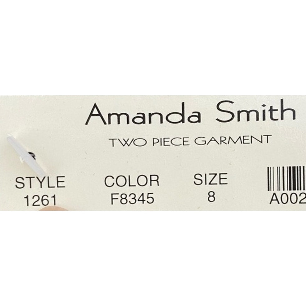 New Amanda Smith Womens Size 8 Black 100% Polyester LBD Sleeveless Sheath Dress