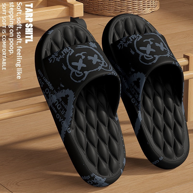 Women's Summer Slide Sandals - Casual Outdoor Slippers with Cute Designs