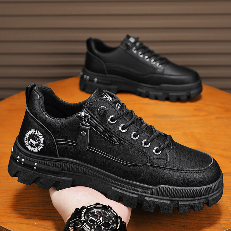 Men's Chunky Sole Casual Sneakers - Comfortable Everyday Footwear