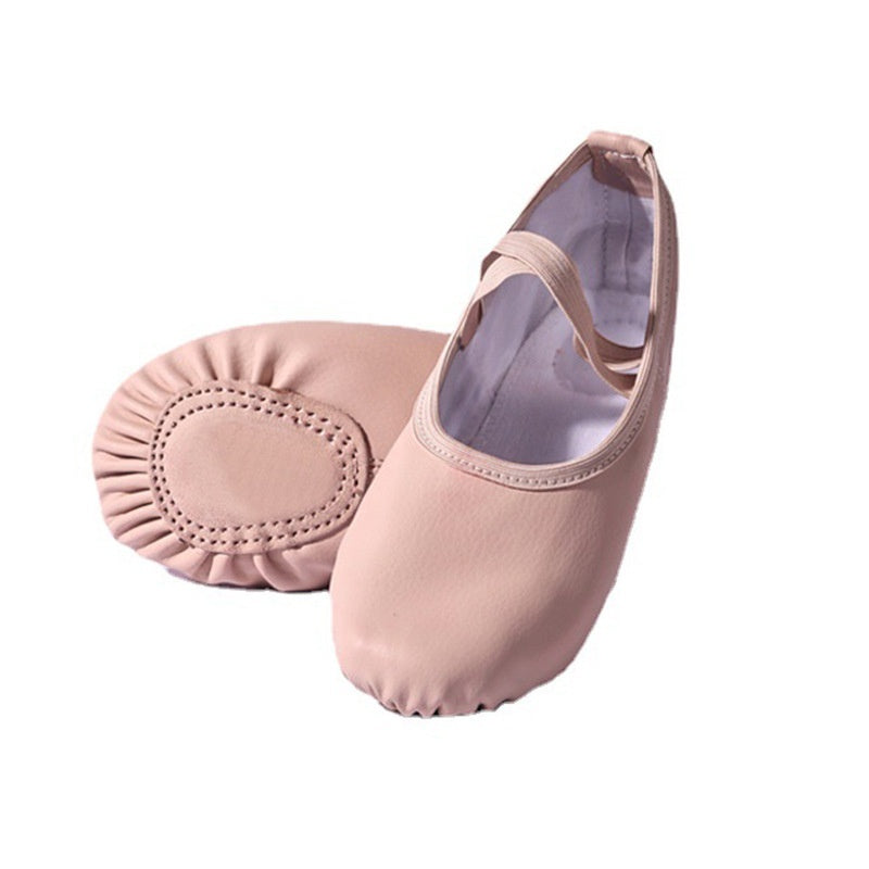 Soft-Sole PU Leather Ballet Shoes – Unisex