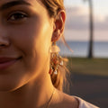 Spondy Jellyfish Earrings and Necklace Set