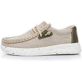 Apakowa Little Boys Size 3 Tan Canvas Faux LaceUp Slip On Casual Loafers Shoes
