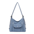 Women's Large Capacity Nylon Shoulder Bag – Lightweight Crossbody with Phone Pocket