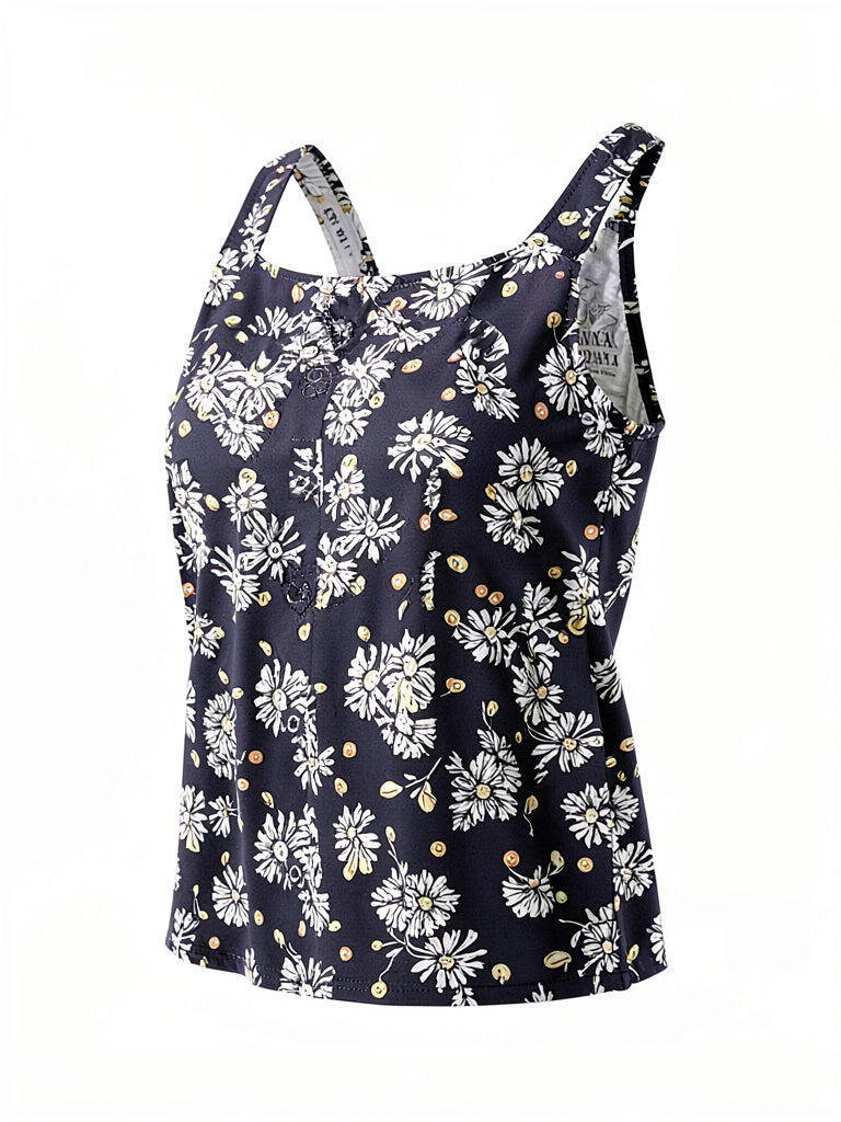 Epic Threads Girls Floral-Print Tank Top, Size Medium