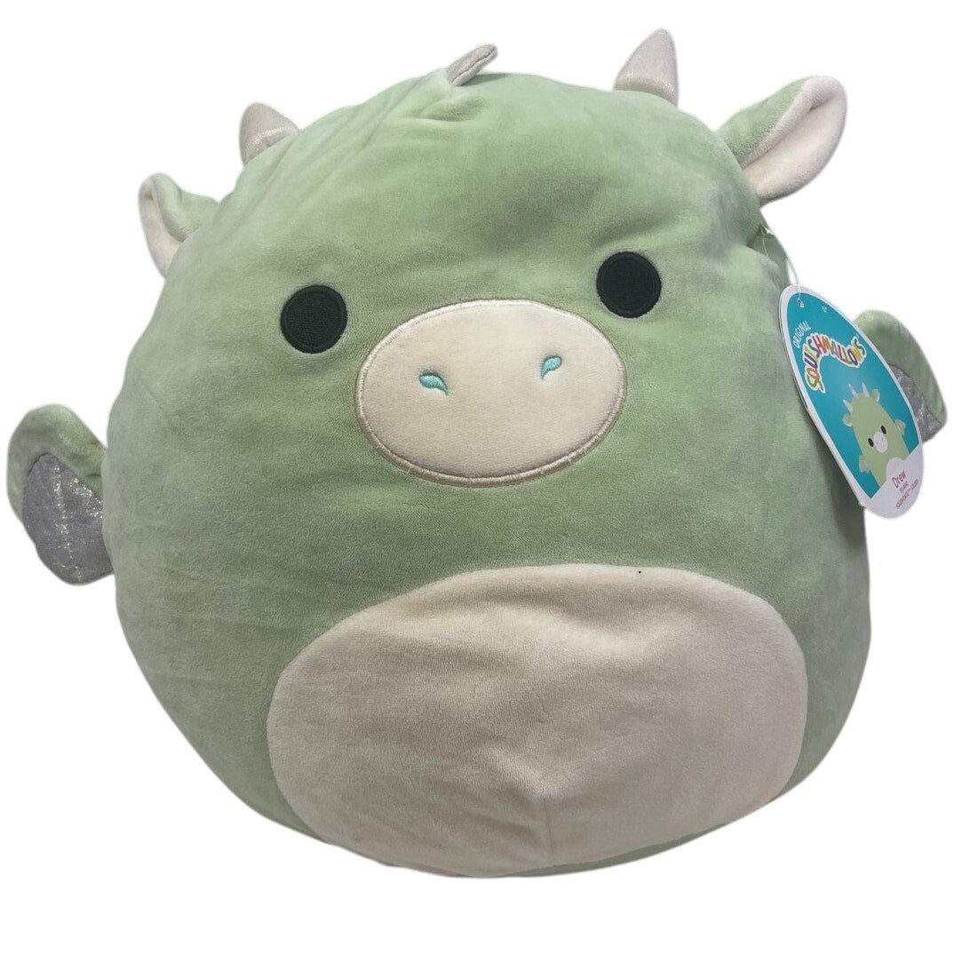 Original Squishmallows Drew the Green Dragon 13" Stuffed Animal Plush w Tag