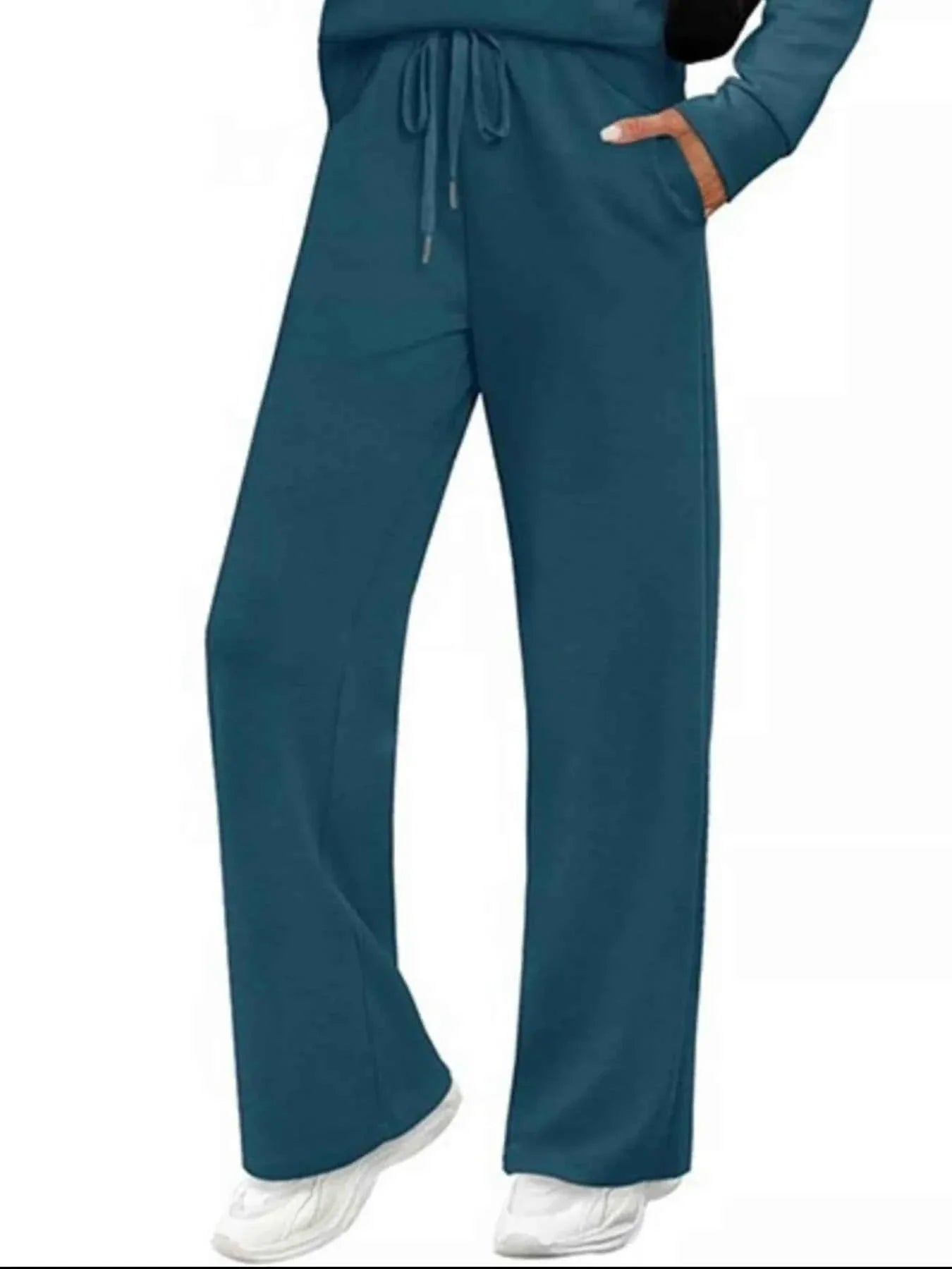 Plus Comfort Duo: Versatile Top & Pants Ensemble