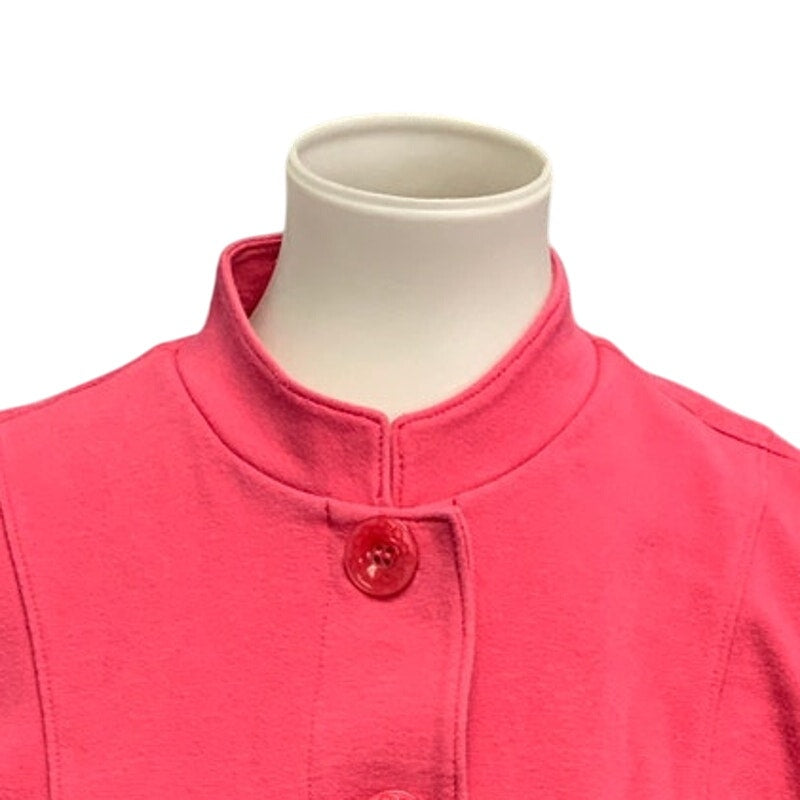 Coldwater Creek Womens Petite Small PS Machine Washable Buttoned Blazer Jacket