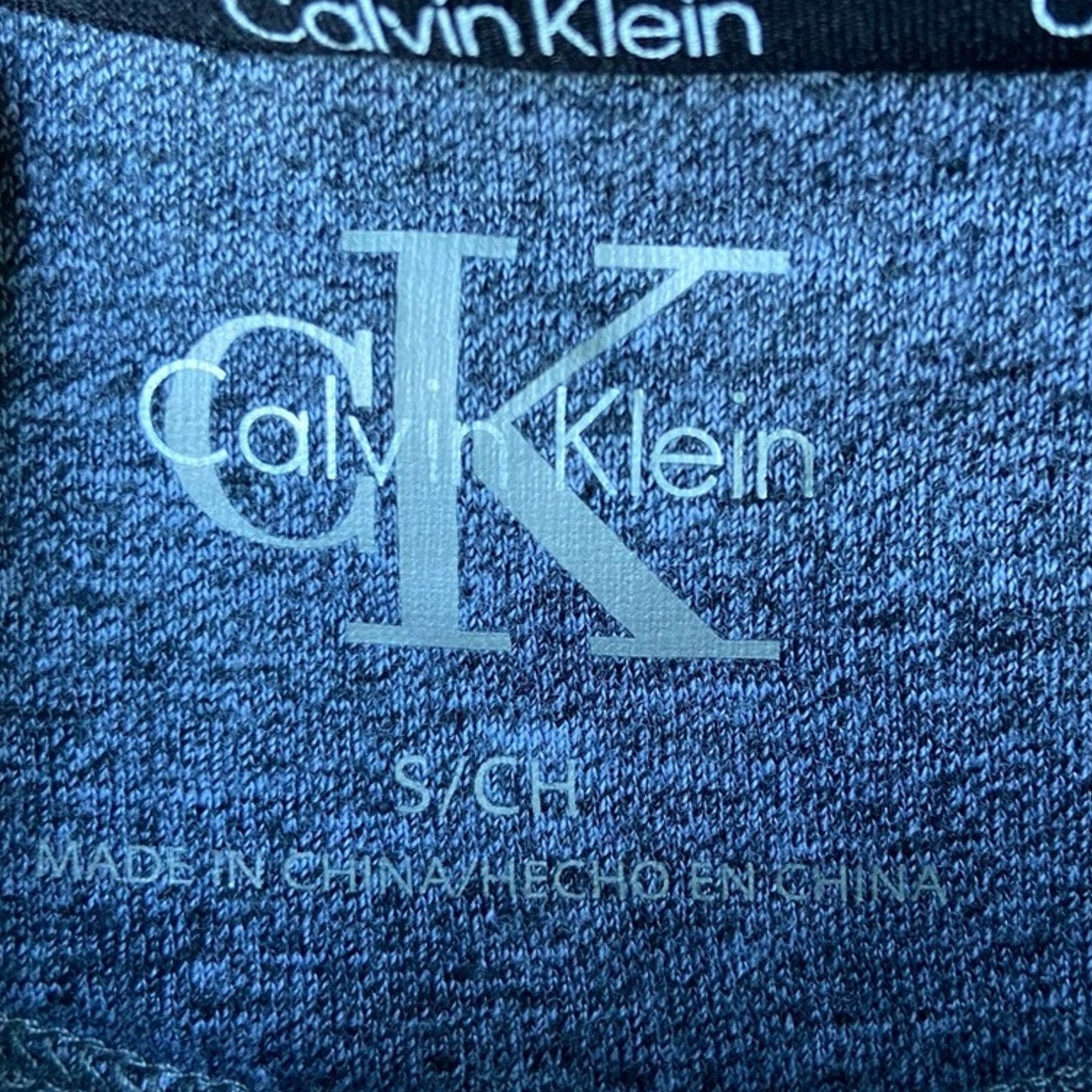 Calvin Klein Womens Small Cotton Blend Long Sleeve Cropped Cowl Neck Sweatshirt
