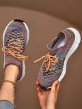 Round Toe Lace Up Athletic