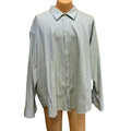 KO Egara Mens 4X 100% Cotton Long Sleeve Shimmery No Iron Button Down Shirt