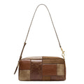 Color-Block Patchwork Retro Shoulder Bag & Clutch | Women's Fashion Bag