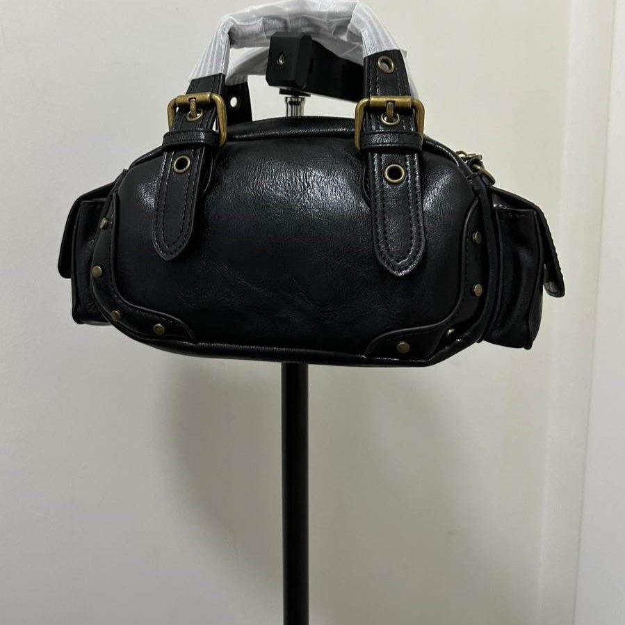 Crossbody Handbag – Patchwork Polyester Shoulder Bag