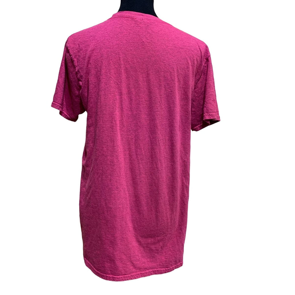 Cheers Boston Medium Hot Pink Crew Neck PolyCotton Short Sleeve Souvenir Tee