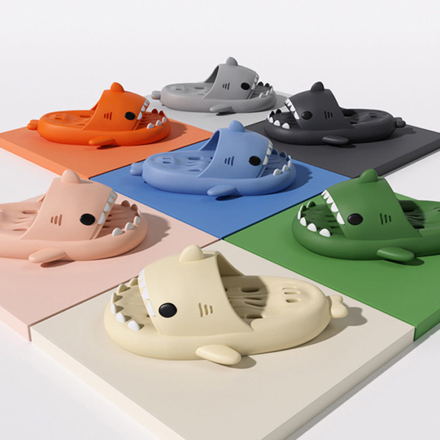 Shark Slides Shower Shoes With Drain Holes