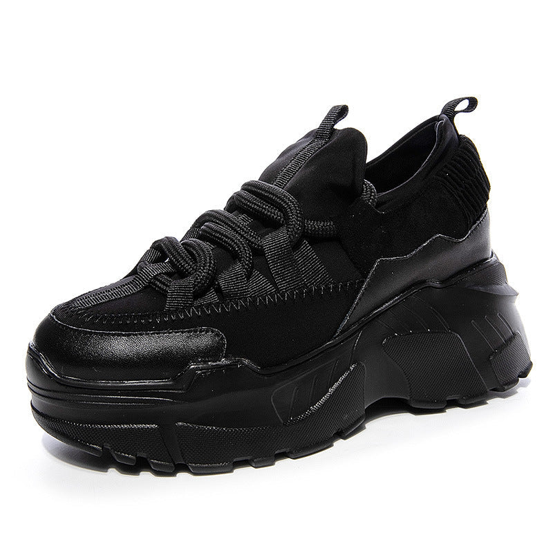 Women's Chunky Platform Sneakers | Breathable Mesh Thick-Sole Dad Shoes