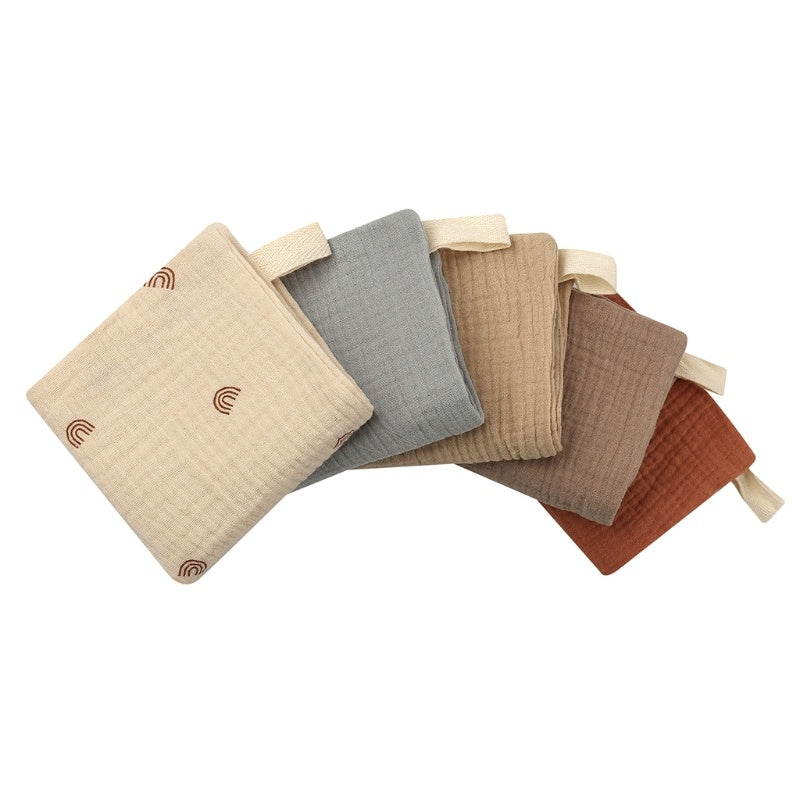 Baby Four-Layer Gauze Cotton Small Square Towel Saliva Towel Face Towel