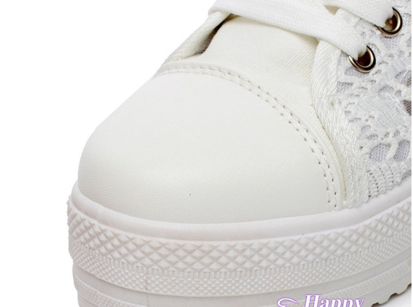 White Canvas Sneakers
