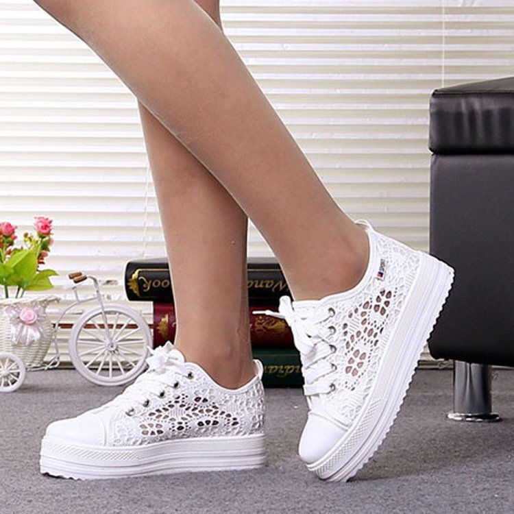 White Canvas Sneakers