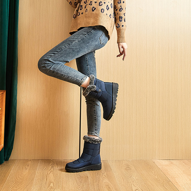 Winter Boots for Women New Long Plush Snow Boots