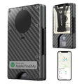 Minimalist AirTag Wallet – Slim Aluminum RFID Blocking Card Holder