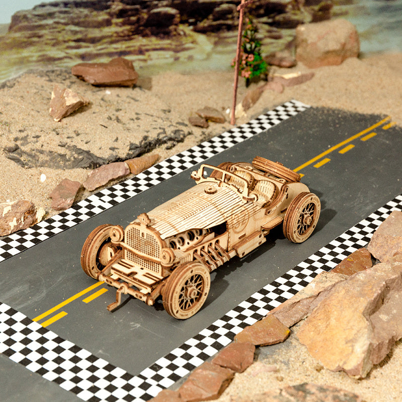 Robotime 3D Wooden Puzzle Prime Steam Express Model DIY Kit Puzzle Toy