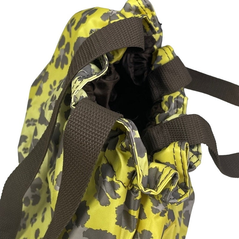 Thirty One Gifts 31 Thermal Drawstring Top Yellow Leopard Floral Lunch Tote Bag