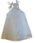 Planet Sea - White Ribbed Racerback Cover Up