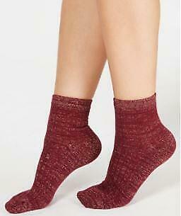 INC International Concepts 2-Pack Cozy Ribbed Shimmer Fashion Socks One Size