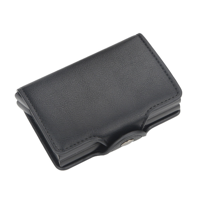 Double-Layer RFID Blocking Card Holder – Anti-Magnetic & Anti-Theft Slim Wallet