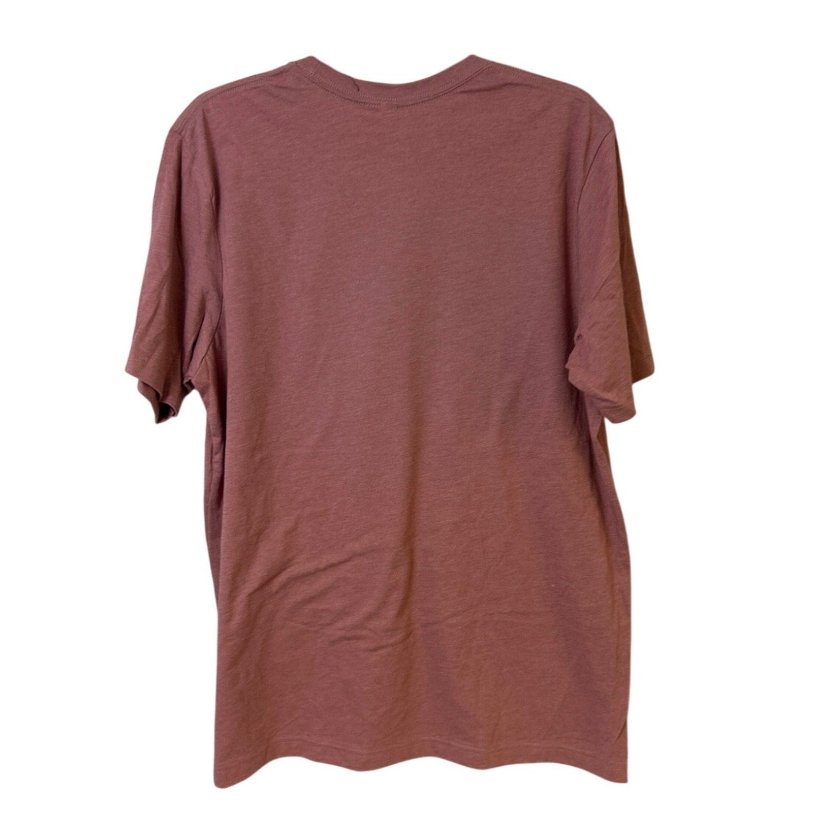 New Hand Printed Womens Large Worship Instead Of Worry Short Sleeve Tee Shirt