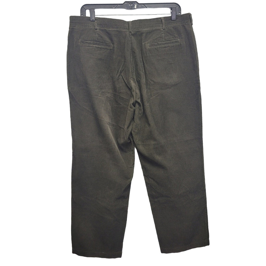 Structure Mens 40X30 Olive Green 100% Cotton Multi Pocket Corduroy Crosby Pants
