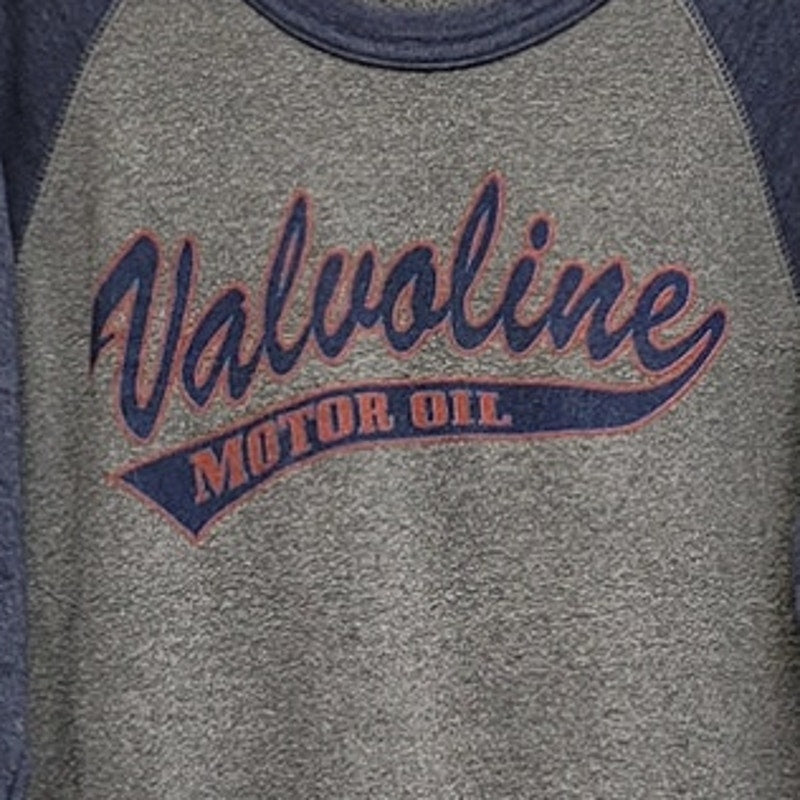 Alternative Earth Mens Medium Valvoline Motor Oil Long Sleeve Sweatshirt