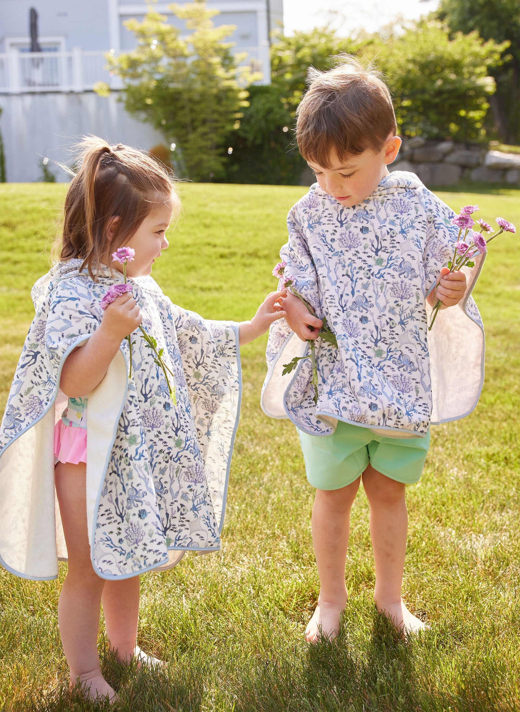 Swim Poncho - Coral Reef