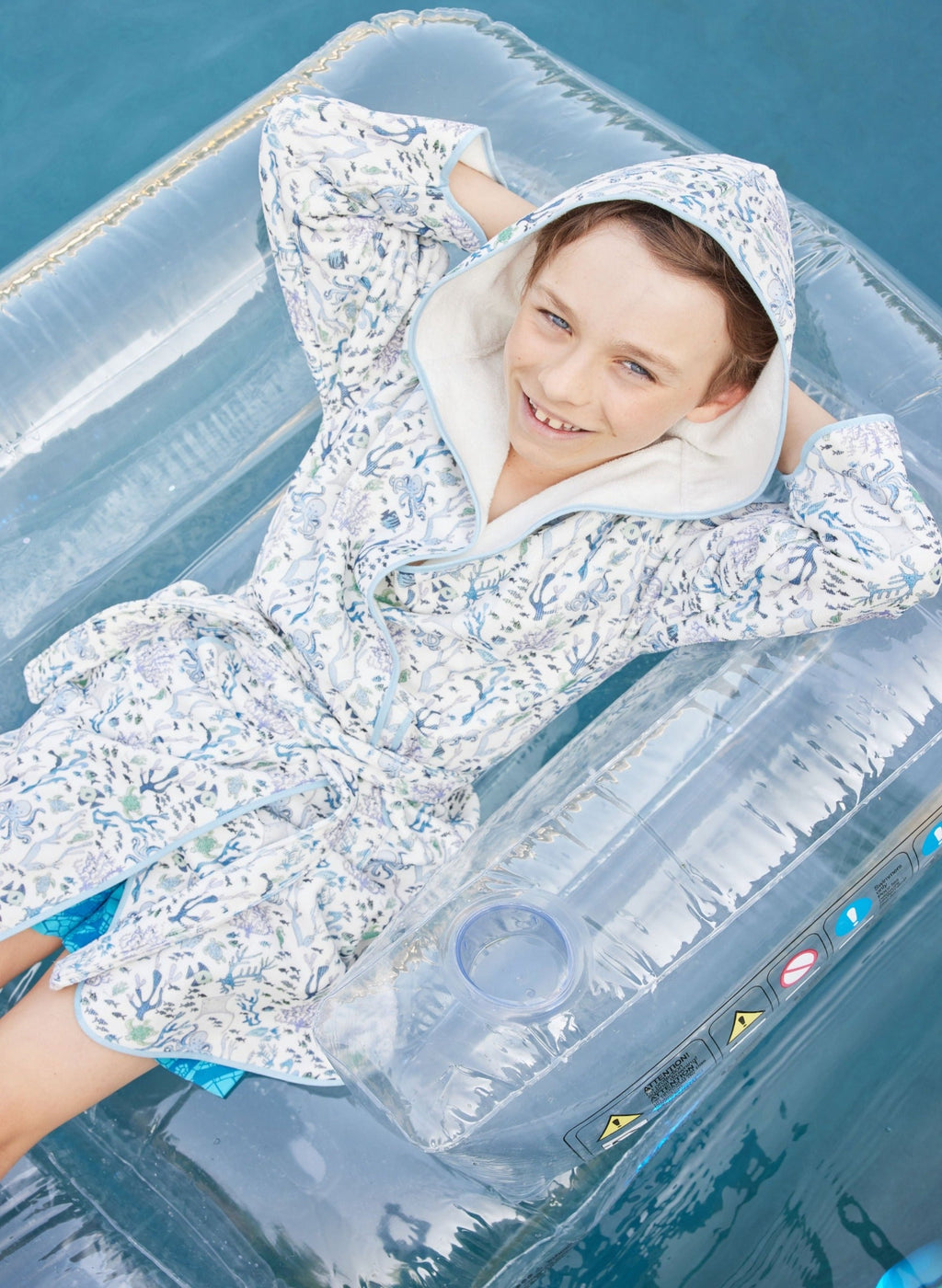 Greenwich Bathrobe - Coral Reef
