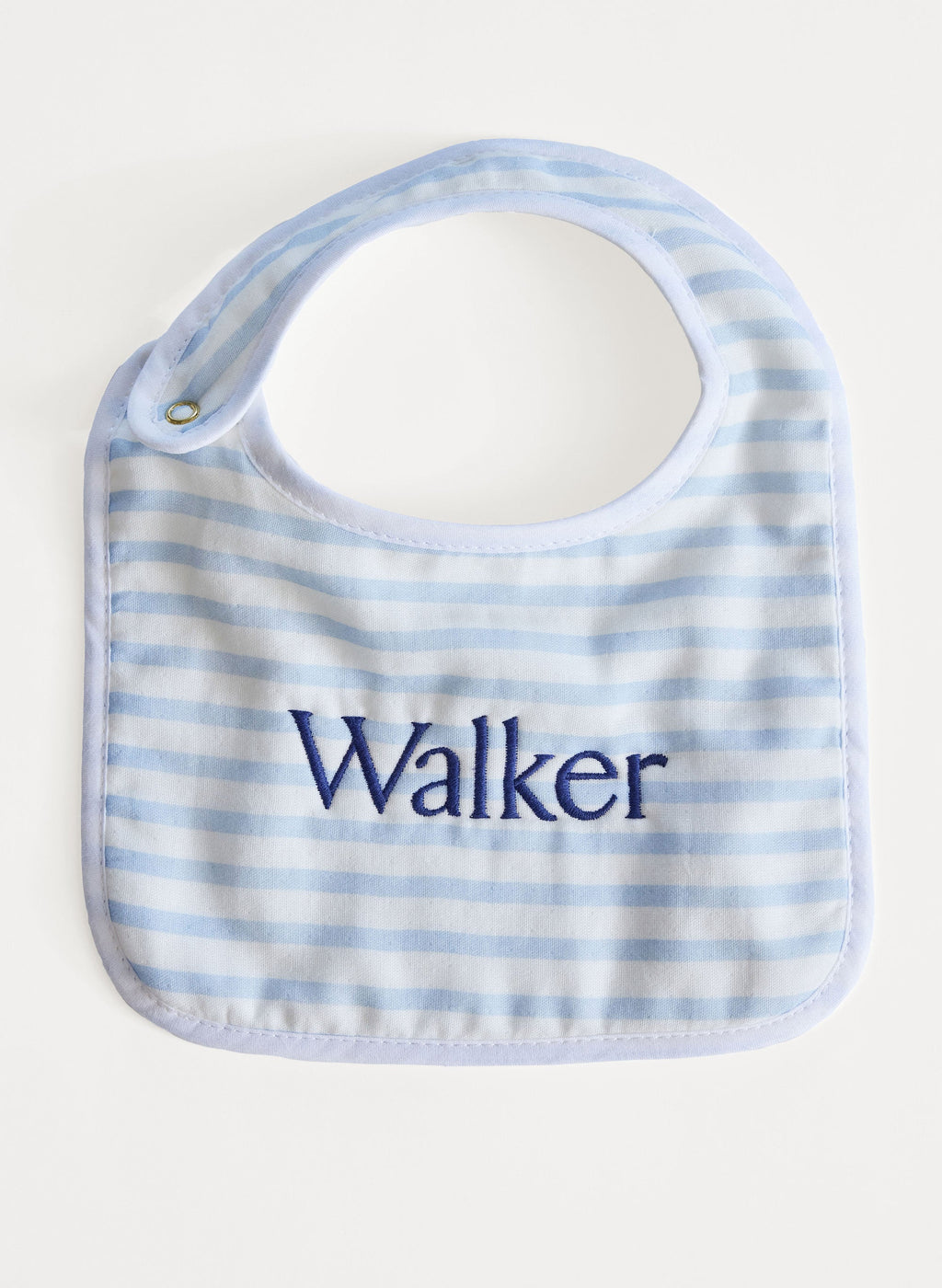 Blue & White Striped Bib