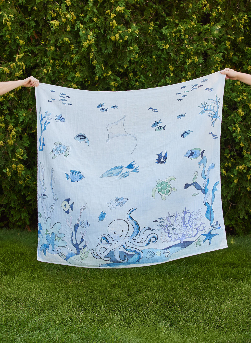 Shawl Blanket - Under the Sea