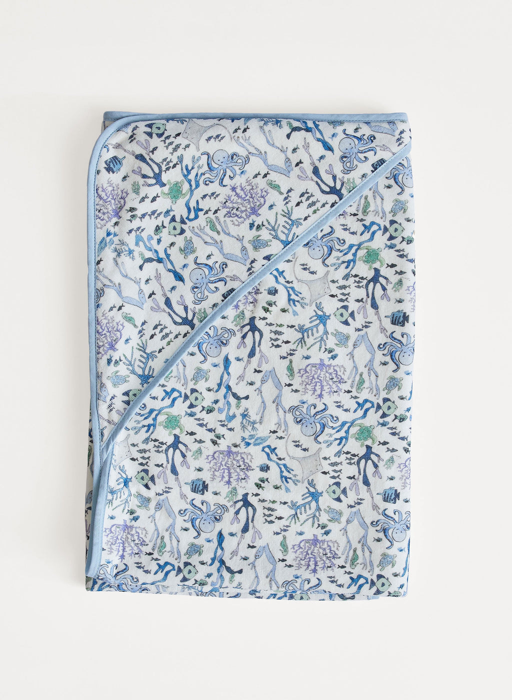 Hooded Bath Towel - Coral Reef