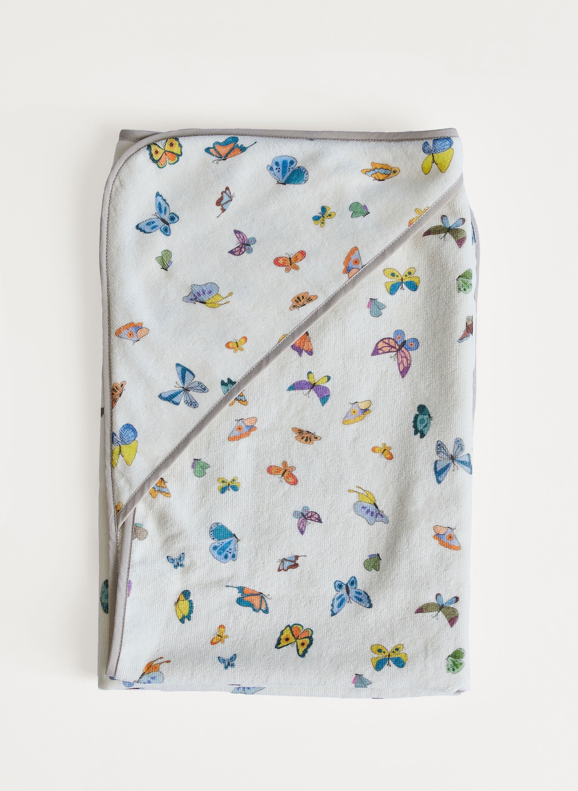 Hooded Bath Towel - Madame Butterfly