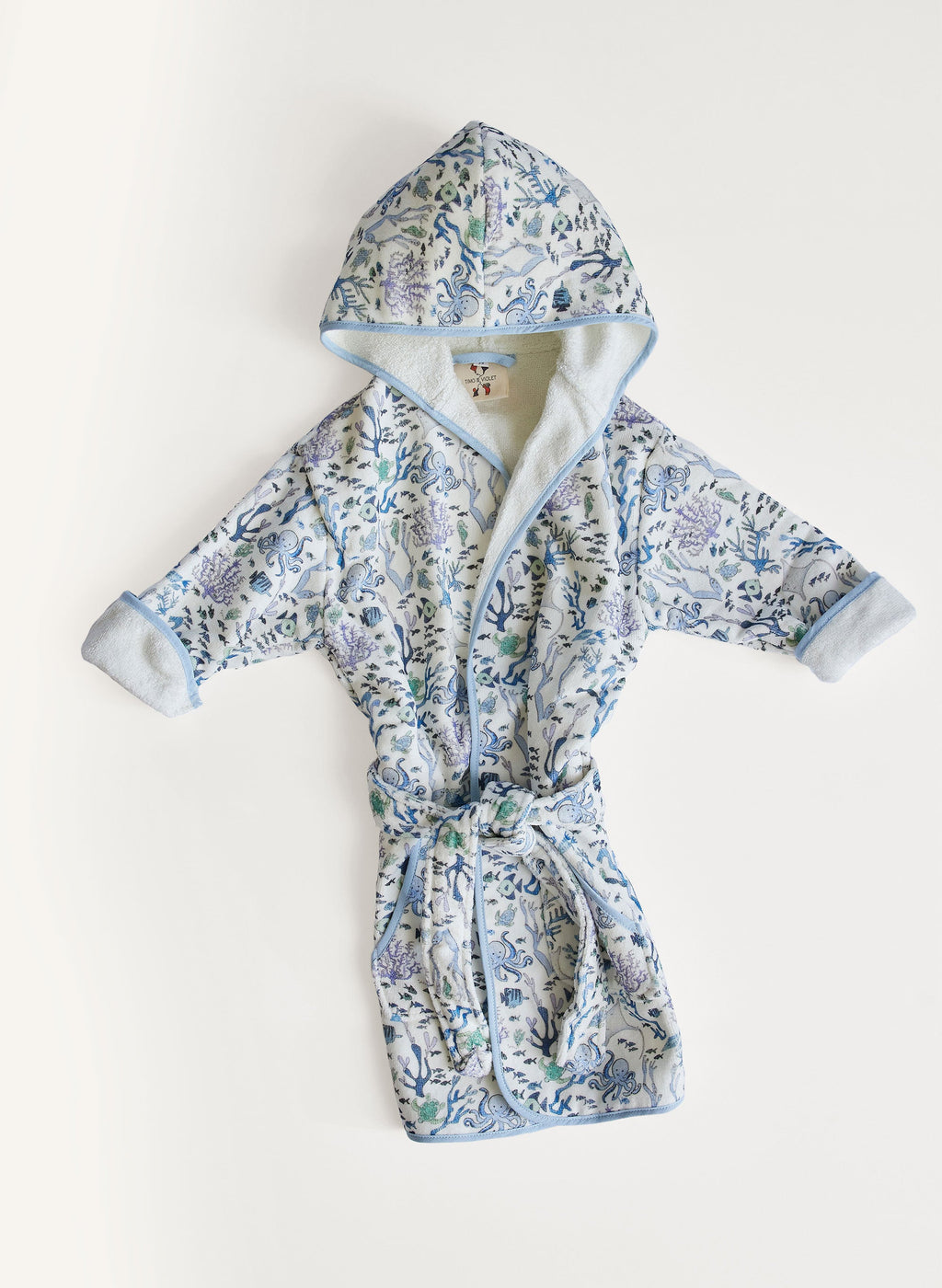 Greenwich Bathrobe - Coral Reef