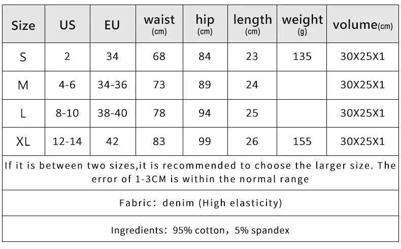 Summer Vibe Women's High-Waisted Sexy Denim Shorts with Button Detail