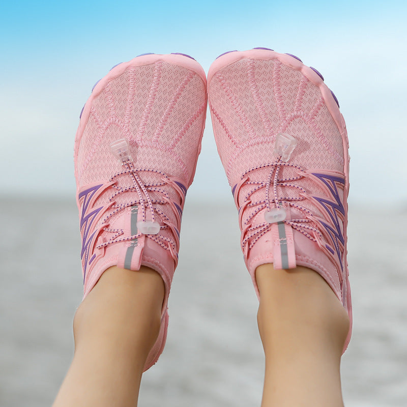 Five-Toe Wading Shoes for Beach & Stream - Breathable Water Shoes