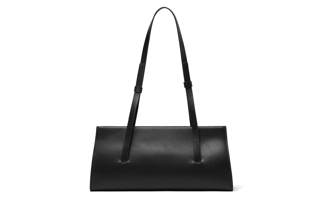 Women's Genuine Leather Underarm Shoulder Bag - Urban Minimalist Commuter Handbag