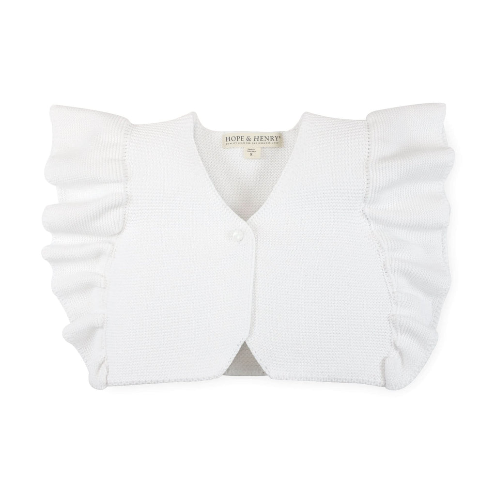 Ruffle Sleeve Sweater Vest - Baby